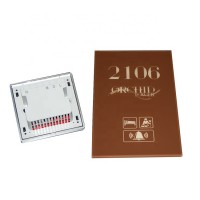 DND Number Doorbell And Room Status Function Led Touch Design Hotel Logo Doorbell