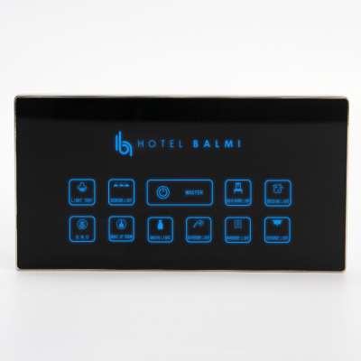 Customized RS485 Communication Hotel Bedside Table-mounted Touch Control Panel Whole RCU Solution