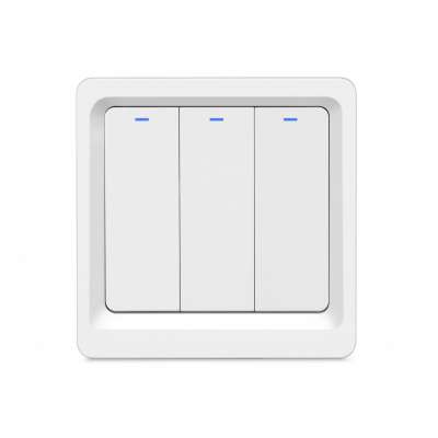 Modern design 3 gangs wireless switch for home and office remote control